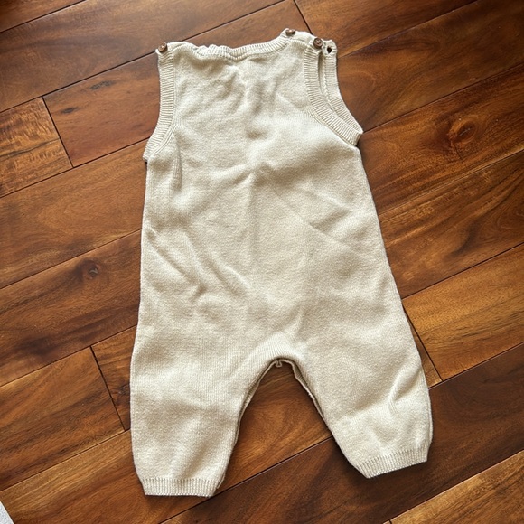 100% organic cotton, The Littlest button overalls, 3-6 months - Picture 3 of 5
